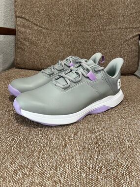 FootJoy Women's Gray and Lavender Golf Shoes